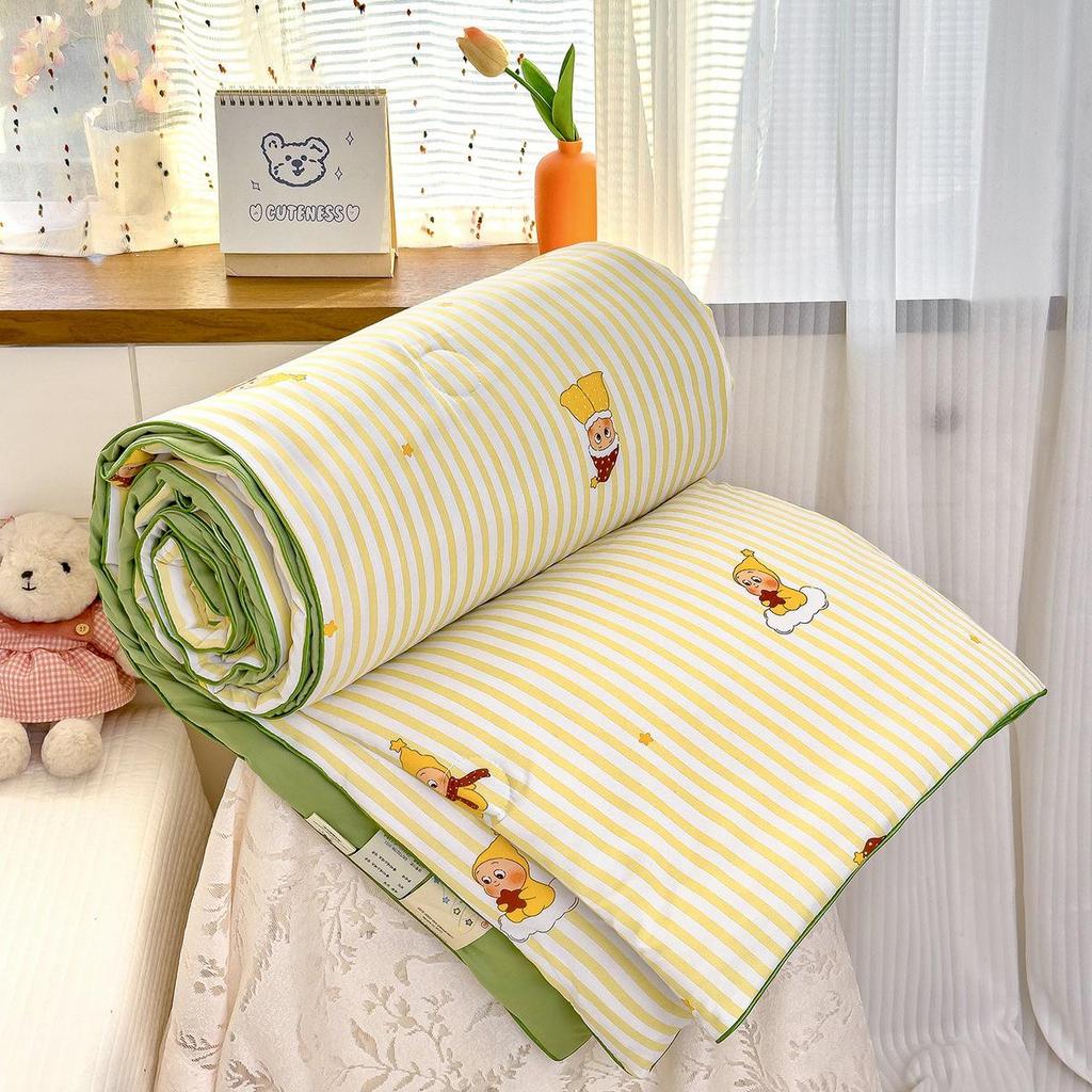 New A-Type Summer Cooling Quilt - Lightweight Single & Double for Dorms, Kids & Gifts