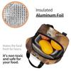Gorilla Face Print Insulated Lunch Bag for Women Children Portable Food Boxes Thermal Lunch Box Tote