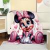 1pc Cover Blanket - Cute Mickey and Minnie design, perfect for bedding small quilt, sofa blanket, gift idea, home decoration, cozy warm plush fabric
