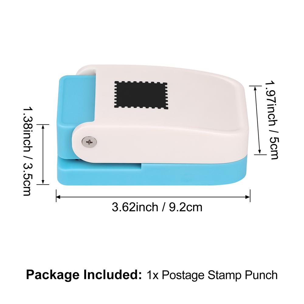 

1x0.8inch Rectangular Postage Stamp Punch,Lever Action Craft Punch for Paper Crafting Scrapbooking Punching Tool