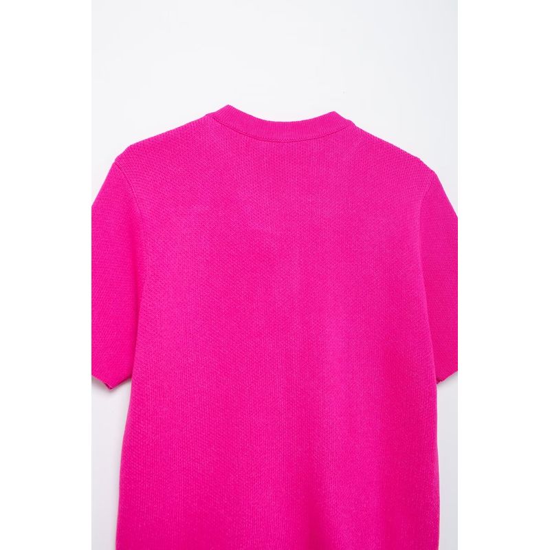 Kaslead New Arrival Women's Clothing Fashion Style Fashion Casual Minimalist Short Sleeve Knitting Outwear 6427031