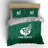 Mexico Green Tribal Bedding Set Bedding Duvet Cover Set Duvet Cover Pillowcases Home Decor (1 * Duvet Cover 2 * Pillowcases, Without Duvet Insert)