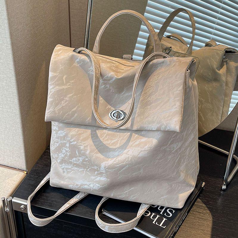 Korean Style Women's Fashion Backpack - 2025 Summer Collection: Simple, Casual, Large Capacity for Versatile Short Trips