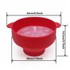 Creative Silicone Microwave Popcorn Bucket Heat Resistant Foldable With Handle And Lid Home Popcorn Making Container Daily Use