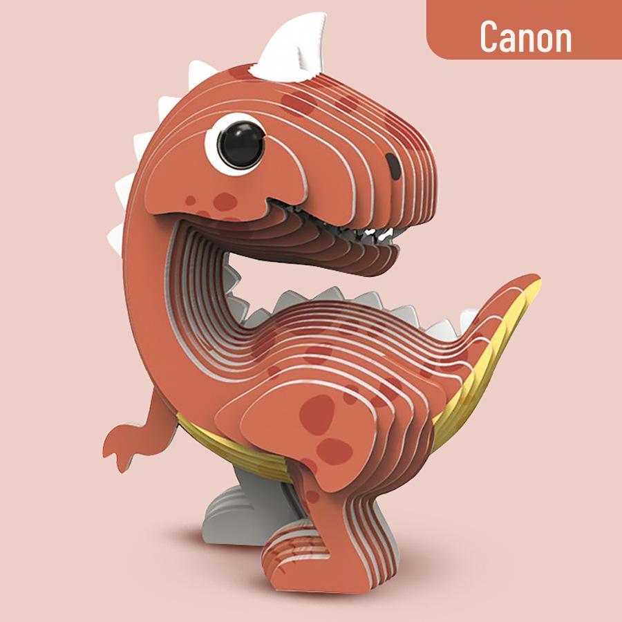 3D Пазл-игрушка ручной работы с динозавром для детей