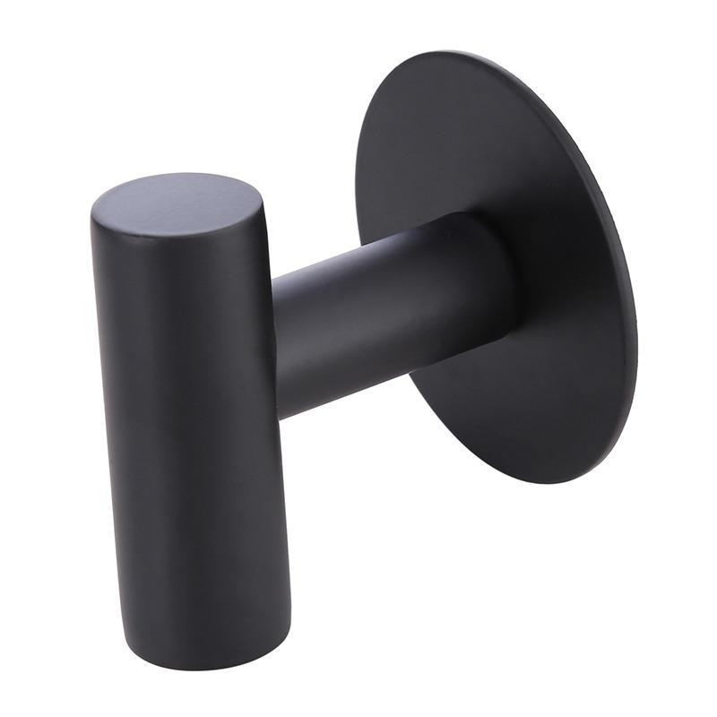 Stainless Steel Hardware Bathroom Towel Bar Hook Wall Mounted Coat Robe Clothes Hook for Kitchen Garage