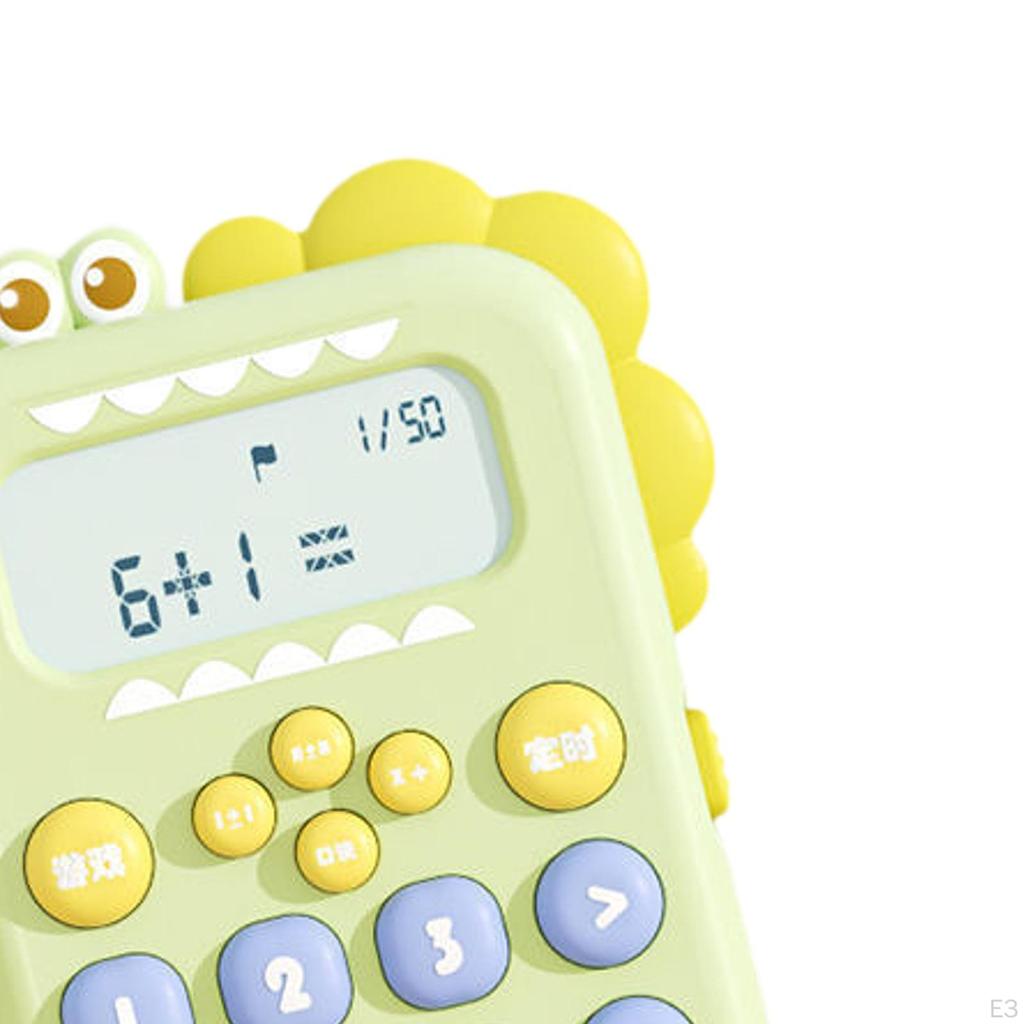 Animal Mechanical Calculator Teaching Aids Dinosaur Shaped for Boys Girls Kids