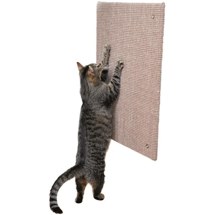XXL TRIXIE Scratching Post - Sisal Mat / Catnip - 50 X 70 Cm - Taupe