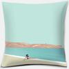 45*45cm Greece Santorini Series Pattern Pillow Square Pillowcase Cushion Cover Home Sofa Textile Pillowcase Home Decoration