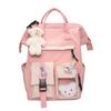 Schoolbag Junior high school student schoolbag female Korean version Harajuku lightweight high school backpack large capacity campus versatile