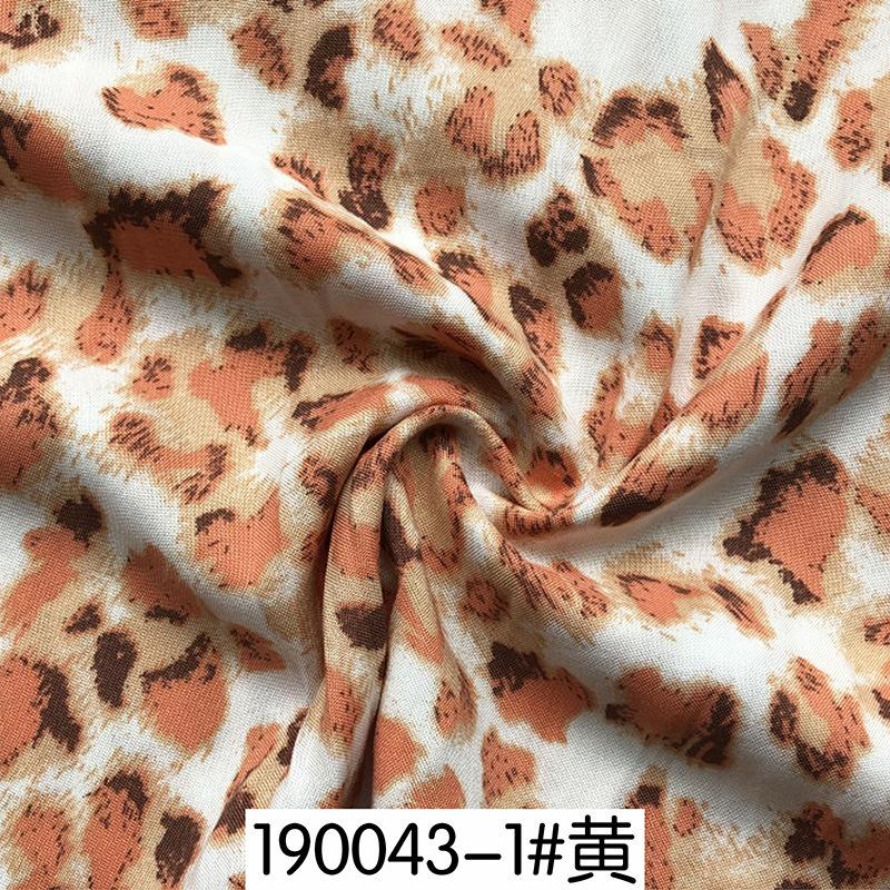 Soft Viscose Rayon Cotton Fabric Pattern Floral Printed Fabric For Sewing Spring Summer Dress Cloth Design Material By the Meter