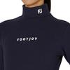 FootJoy Brushed Stretch Long Sleeve Turtleneck Size Small Women's Shirt, Navy, (FJW-F24-S07, 32290-S)