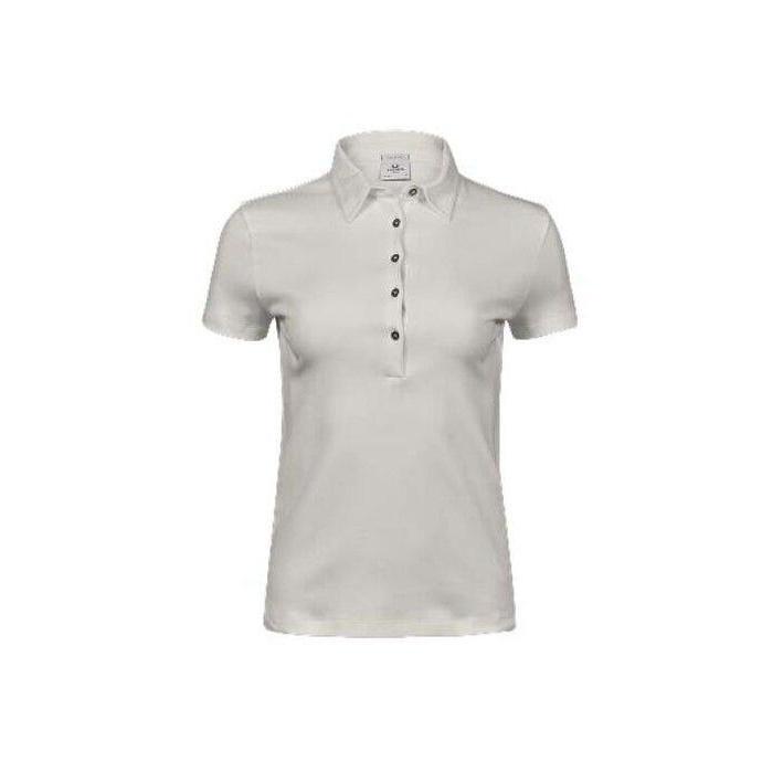 Tee Jays Womens/Ladies Pima Short Sleeve Cotton Polo Shirt