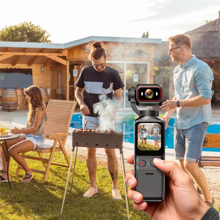 L19 1,69-calowy ekran dotykowy i łączność Wi-Fi Kamera sportowa 4K Stabilizacja obrazu Kamera kieszonkowa VLOG
