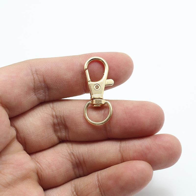 Lobster Clasp Metal Bag Chain with Keychain & Buckle