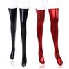 Elastic Patent Leather Stockings for Couples - Women's Flirty SM Bondage Wear