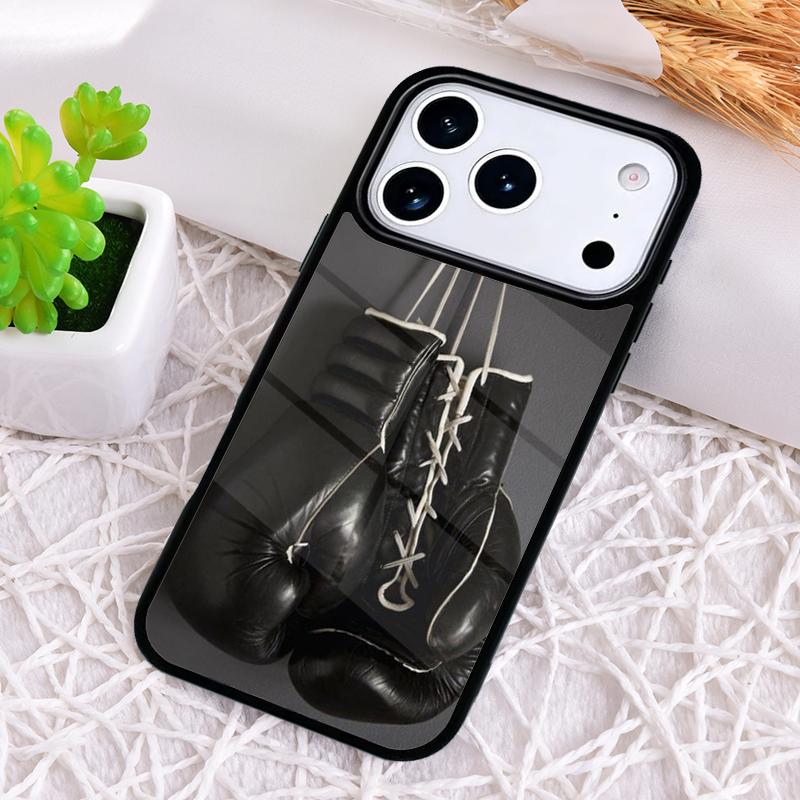 Boxing Gloves Hanging On a Wall Phone Case for iPhone 17 Air 16 15 11 12 14 13 Pro Max Shockproof Cover