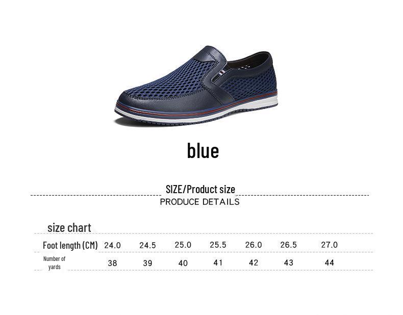 Men's Breathable Mesh Slip-on Shoes - Summer Casual Sock & Driving Style