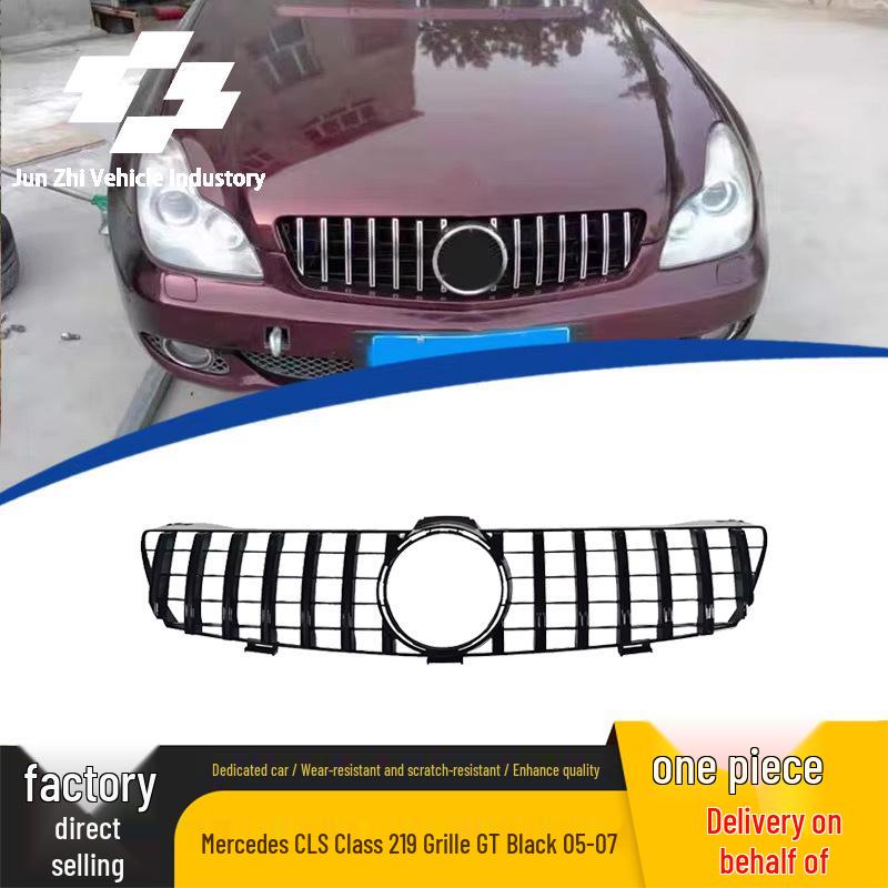 2005-2007 Mercedes-Benz CLS-Class W219 GT Black Edition Grille Replacement