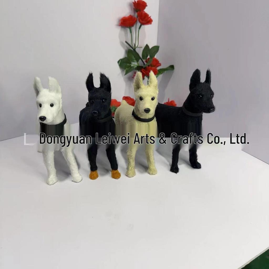 Dachshund Fur Toy: Small Animal Model Ornament