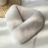 Women's Genuine Rex Rabbit Fur Breathable Fashion Scarf Winter Neck Warmer with Magnetic Closure
