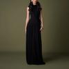Summer New Fashion Personalized Style Women's Clothing Slim-fit Pleated Round Neck Design Sleeveless Dress Wholesale
