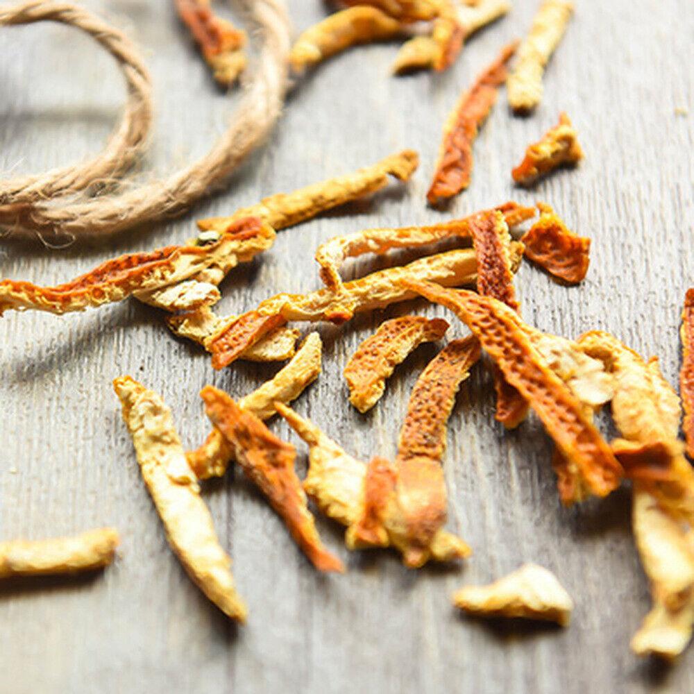 Organic Dried Orange Peel Fruit Tea Makes Plum Syrup Cough Relief Healthy