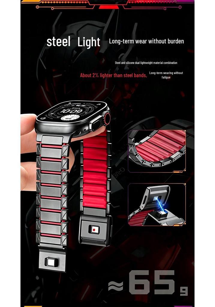 Apple Watch Ultra 3 Stainless Steel Magnetic Strap
