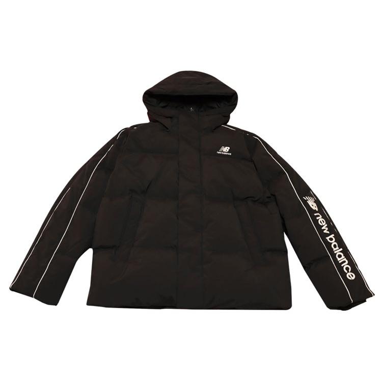 New Balance Casual Hooded Puffer Jacket Asia Sizing Black Men s NPA4E111-BK L