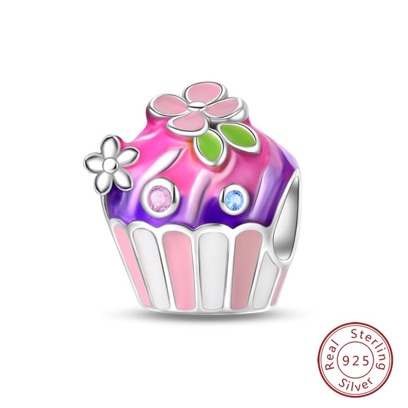 100% Copper Purple Color Series Chameleon Butterfly Balloon Charms Beads Fit Qikaola Original Bracelets Diy Jewelry