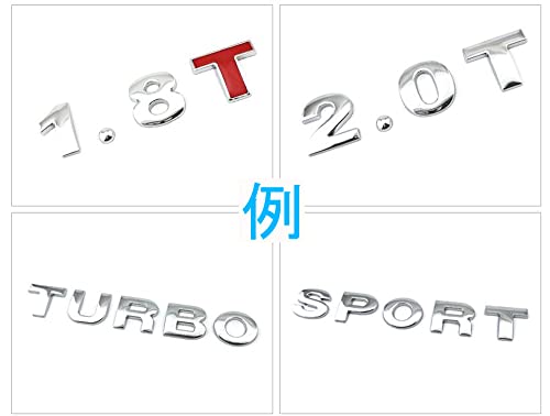 LUMIMAN 3D Molded Emblem Sticker Alphabet Numbers Letters Dots - Car Metal Zinc Alloy Decoration (J, Black)