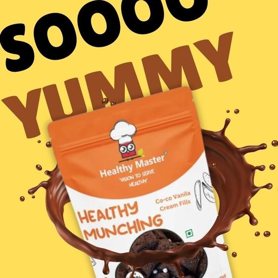 HEALTHY MASTER Vision To Serve Healthy Kids Combo Pack-400 Gm(Chocolate Cream Fills-200 G,Coco Vanilla Cream Fills-200 Gm)Kids Favourite