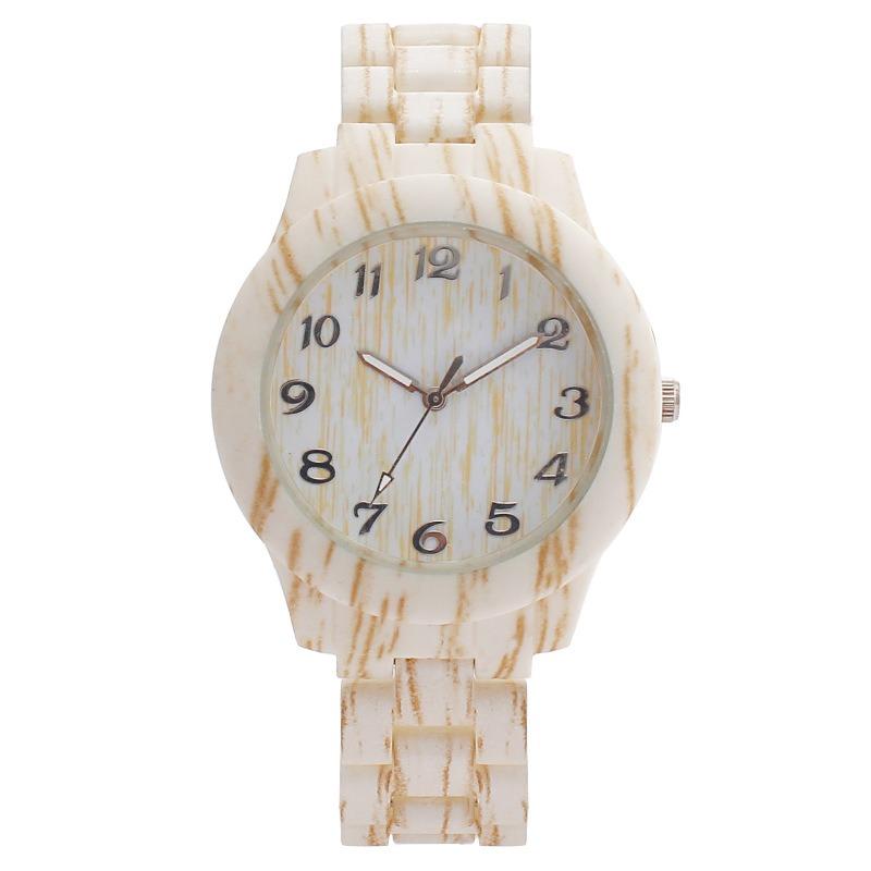 Trend fashion watch wood grain men's watch simple casual digital wood grain quartz watch manufacturer