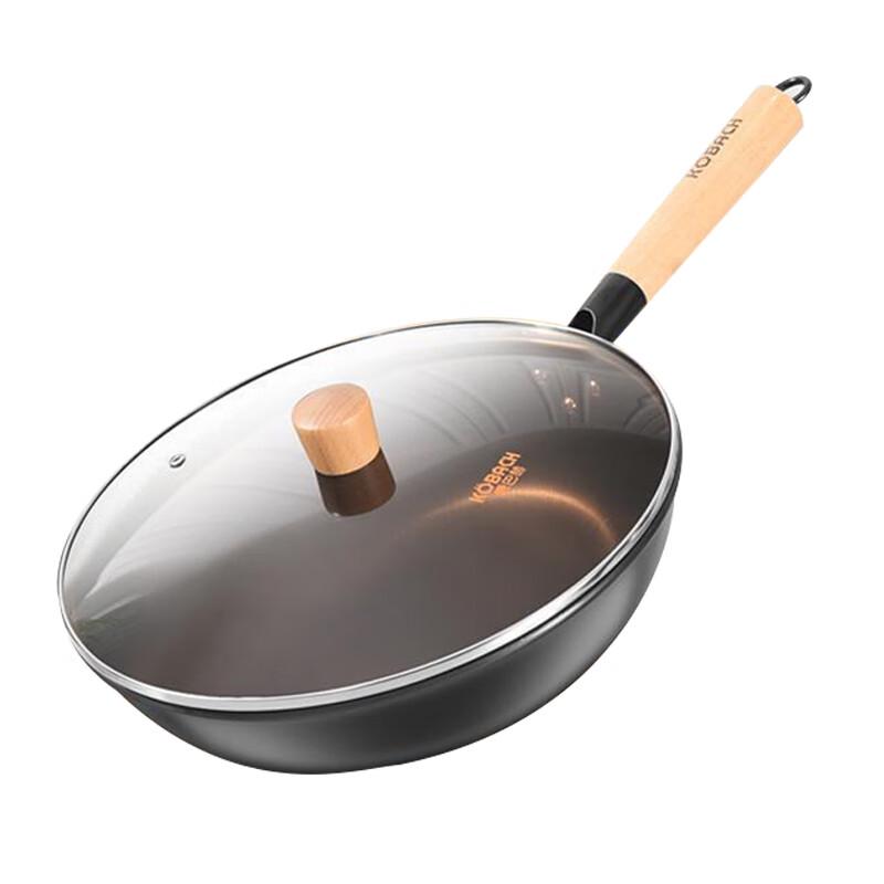 KOBACH Gusseisen Wok 30cm