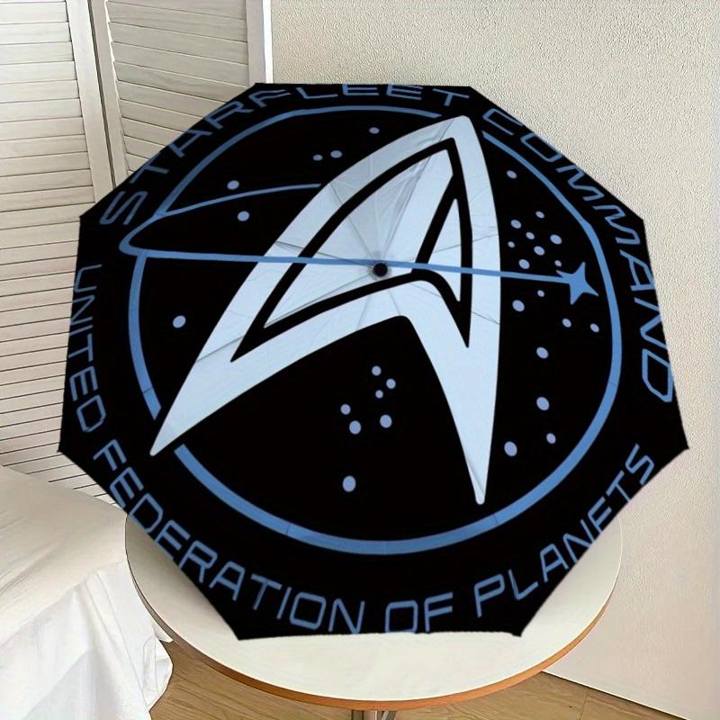 1pc Starfleet Command Print Umbrella , Multi-functional Umbrellafor Men  Women, Valentine s Day Gift0817097