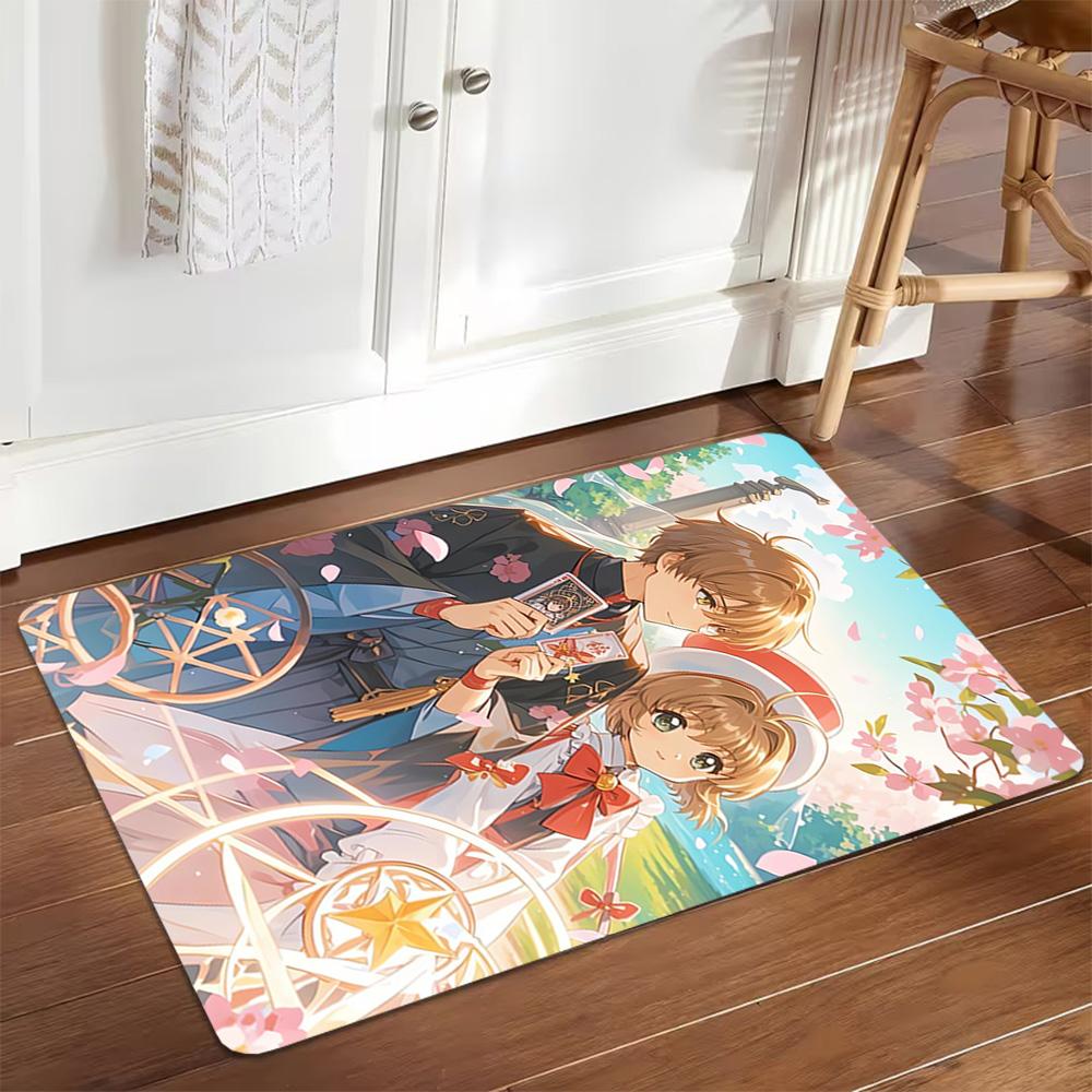 Cherry Blossom Festival Dress Decoration,Carpet,Living Room,Bedroom, Non-slip,Square rug