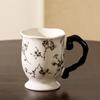 Retro High Quality Mug High Quality Ceramic Cup Office Coffee Cup Creative Large Capacity Breakfast Cup Souvenir