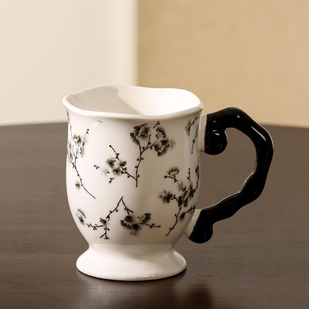 Retro High Quality Mug High Quality Ceramic Cup Office Coffee Cup Creative Large Capacity Breakfast Cup Souvenir