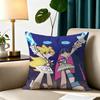 p-Panty And Stocking Anime   Square Double-Sided printed Pillow Case Bedroom Bedside Pillow Sofa Cushion Cover