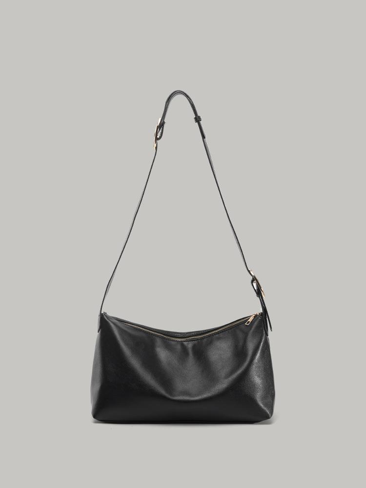 

Retro high-end large-capacity tote bag 2025 new Korean lazy style one-shoulder crossbody bag student commuter bag чёрный