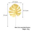 Goldener Monstera-Blatt-Ballon für Hochzeitsdekoration