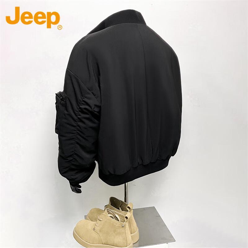 Jeep Men's Loose Fit Workwear Bomber Jacket