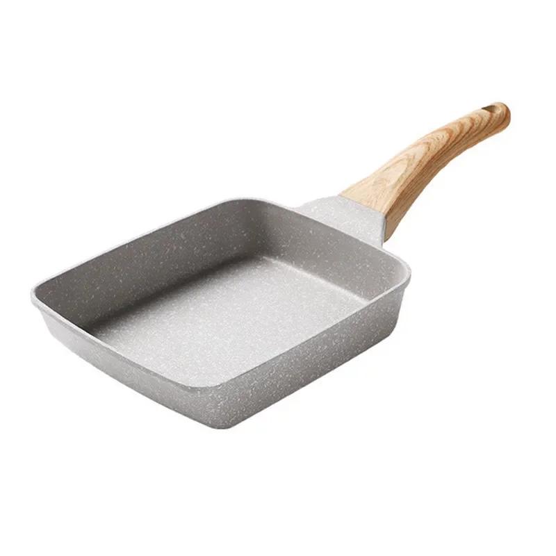 Maifan Stone Durable Non-Stick Frying Pan Spatula Household Pancake Tamagoyaki Breakfast Maker Cooking Pot Kitchen Cookware