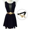 Flower Chain Belt Elegant Hollow Diamond Fashion Waist Chain Belt Metal Dress