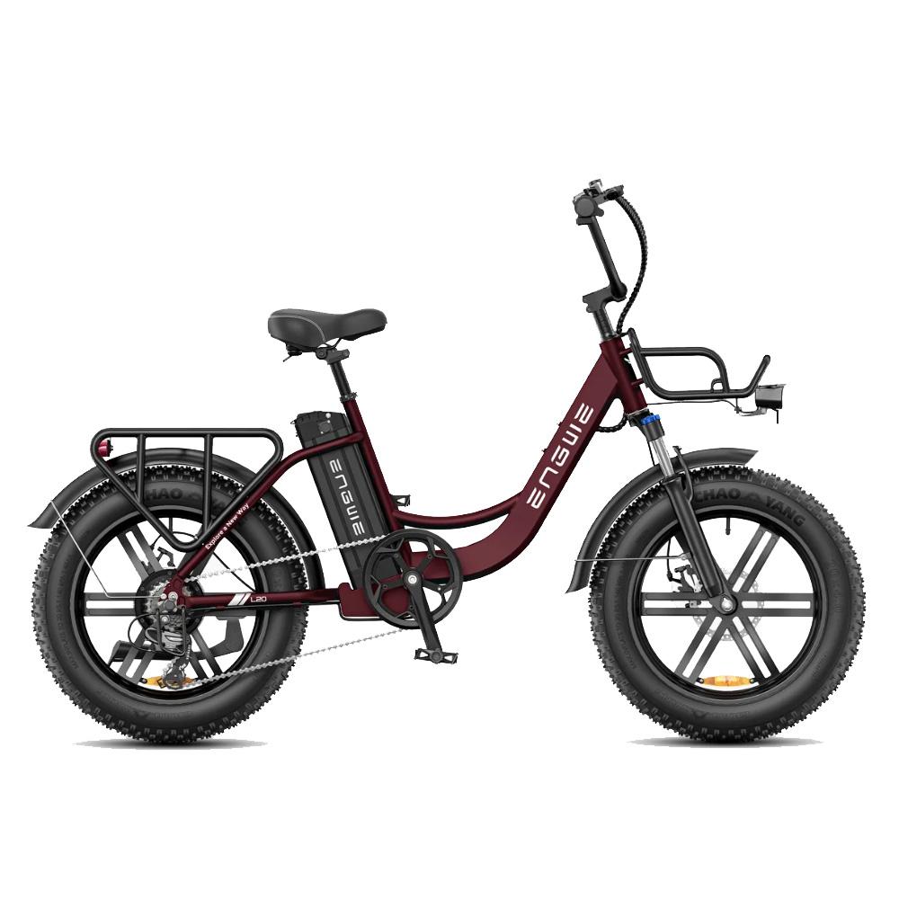 Engwe L20 Boost City Commuter E-Bike für Erwachsene 250W, 48V13Ah, Duale Scheibenbremsen, Shimano 7-Gang Urbanes Elektrofahrrad Pedelec