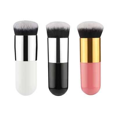 1 stücke Einzel Professionelle Foundation Pinsel Hohe Qualität Foundation Pinsel Flache Top Faser Haar Make-Up Schönheit Werkzeuge