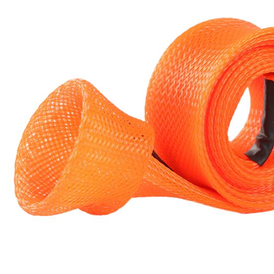 170CM Fishing Rod Sleeve with Capped Tip Stretch Breathable Mesh PET Lightweight Foldable Fishing Pole Protector Fishing Accessories