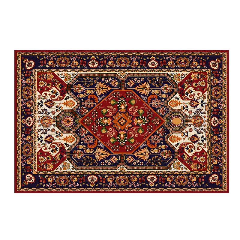 American Retro Carpet Ethnic Persian Style Living Room Sofa Mat Bedroom Bedside Non-slip Rug Multiple Sizes Home Decoration