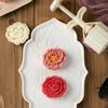 Multifunktionales Dessertformen-Set Dessert-Presswerkzeug Rosenförmiges Dessertformwerkzeug Mungobohnenkuchenformen zum Backen