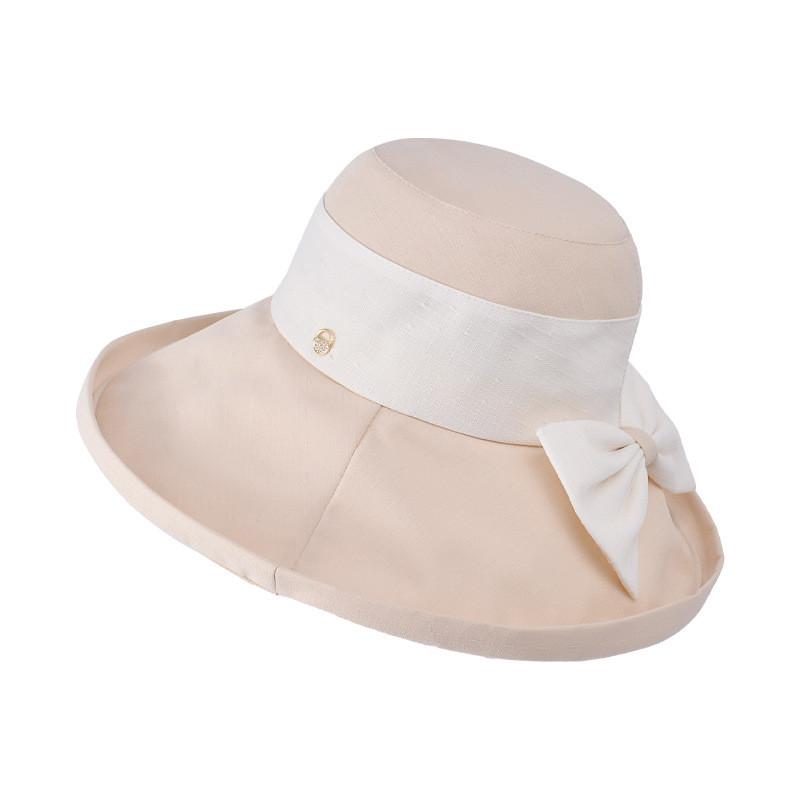 Summer Sun Protection Hat For Women With Wide Brim And Butterfly Knot For Outdoor Fashion And Travel